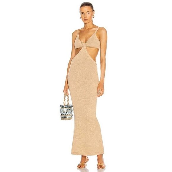 cult gaia serita dress sand size Large - Picture 5 of 12